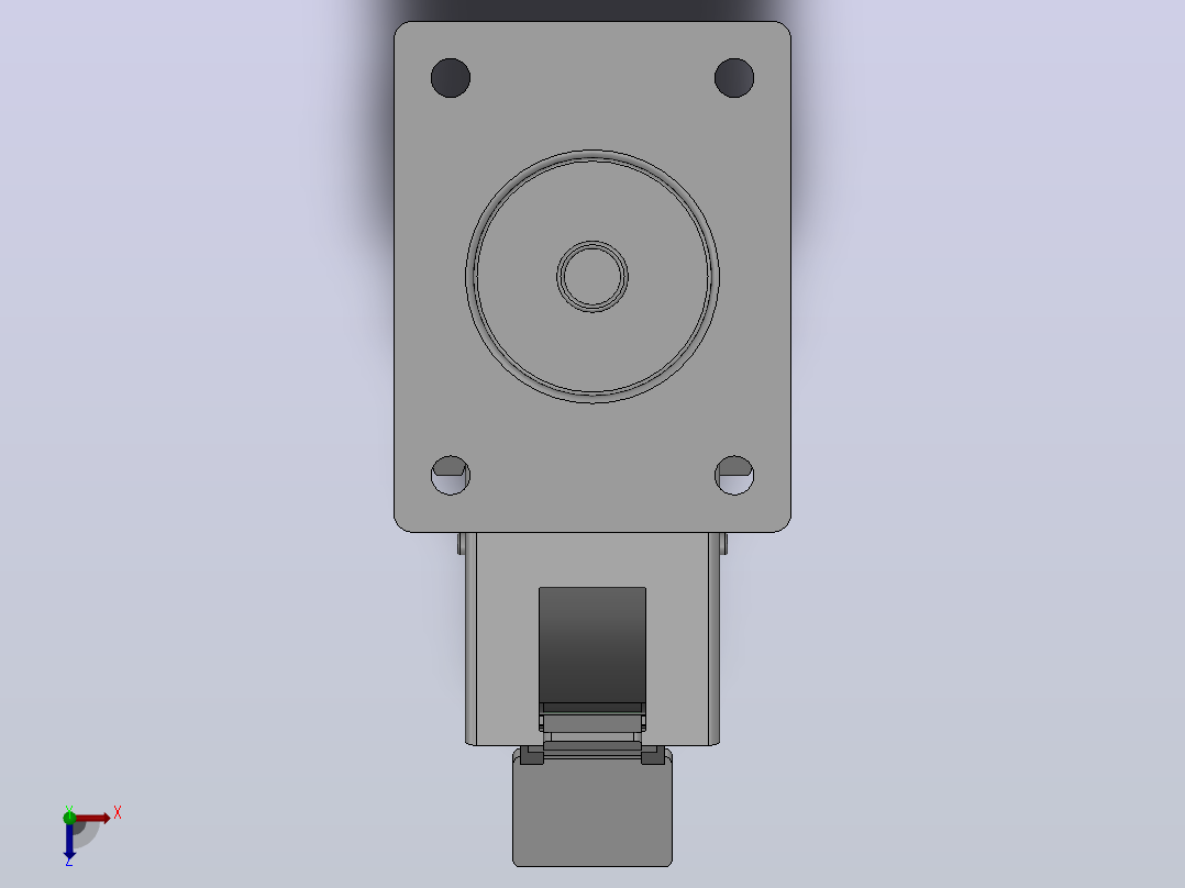Z01-01B-160-404U普通工业轮[Z01-01B-160-404U]脚轮俯视图