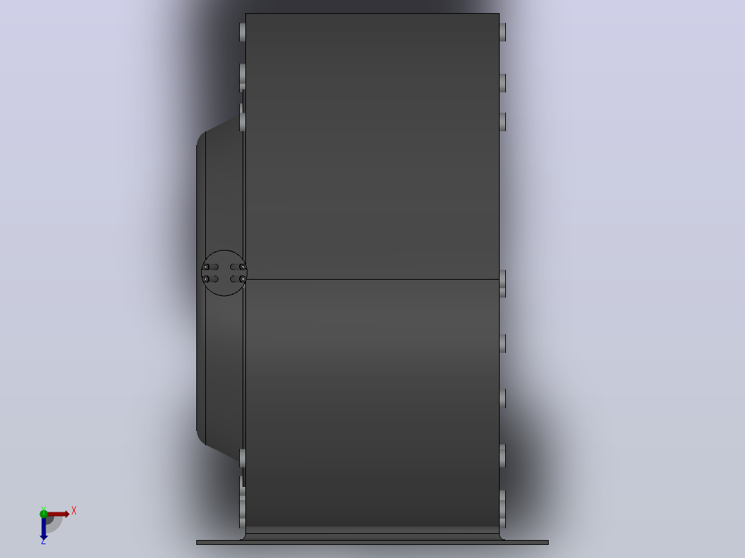 SH120A1-AGT-00离心式风机[SC120A1-AGT-00离心式风机]泛仕达俯视图