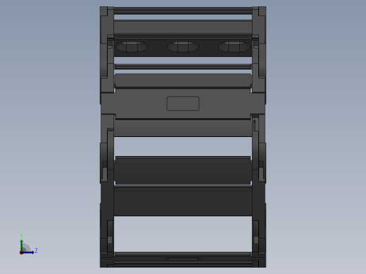 内高25内侧打开型桥式拖链[DMD25BT-25-77-R55-20-A1]左视缩略图