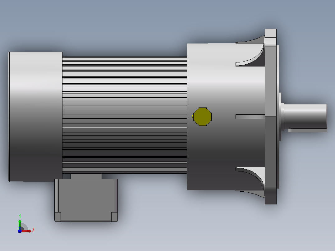 CV750-(30-120)S三相马达减速机[CV750-(30-120)S]俯视图