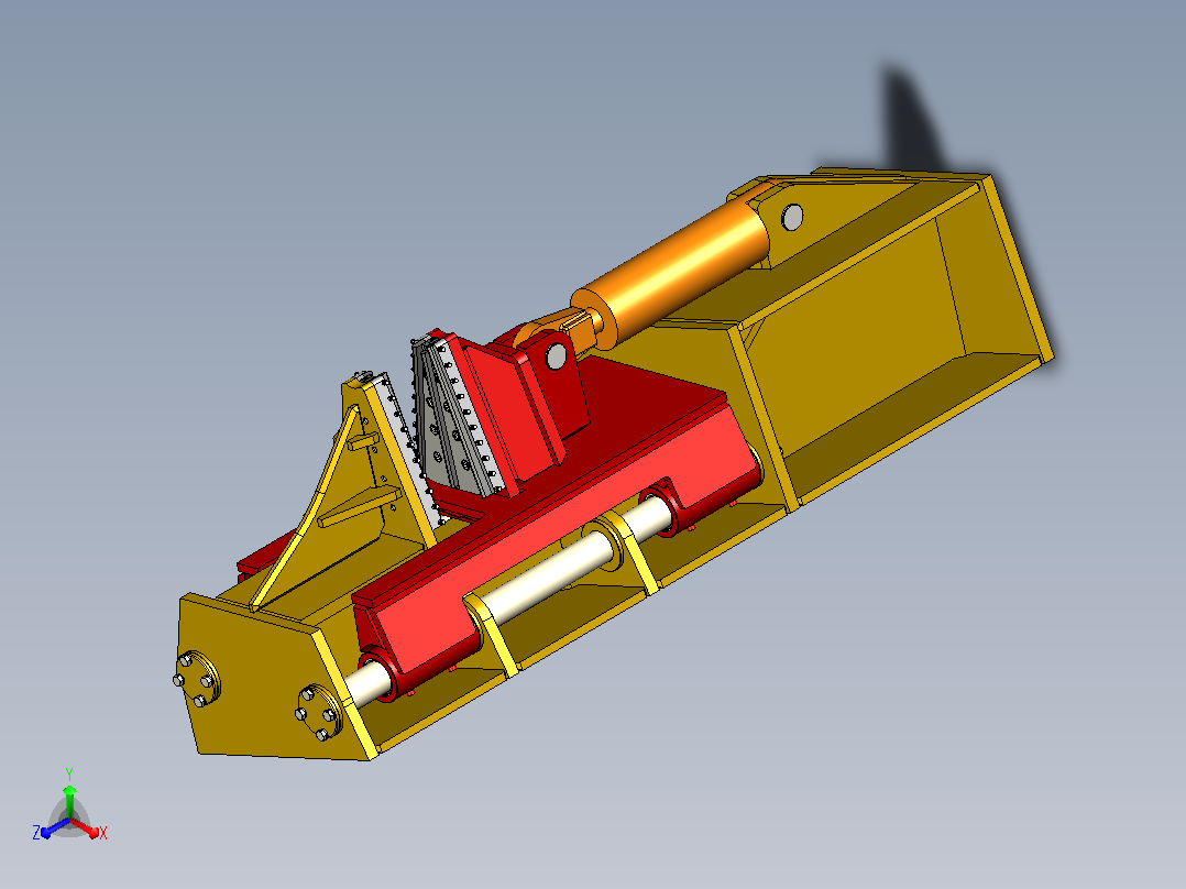 螺旋叶片成型机auger-flight-forming-machine-模型格式为 stp主视图
