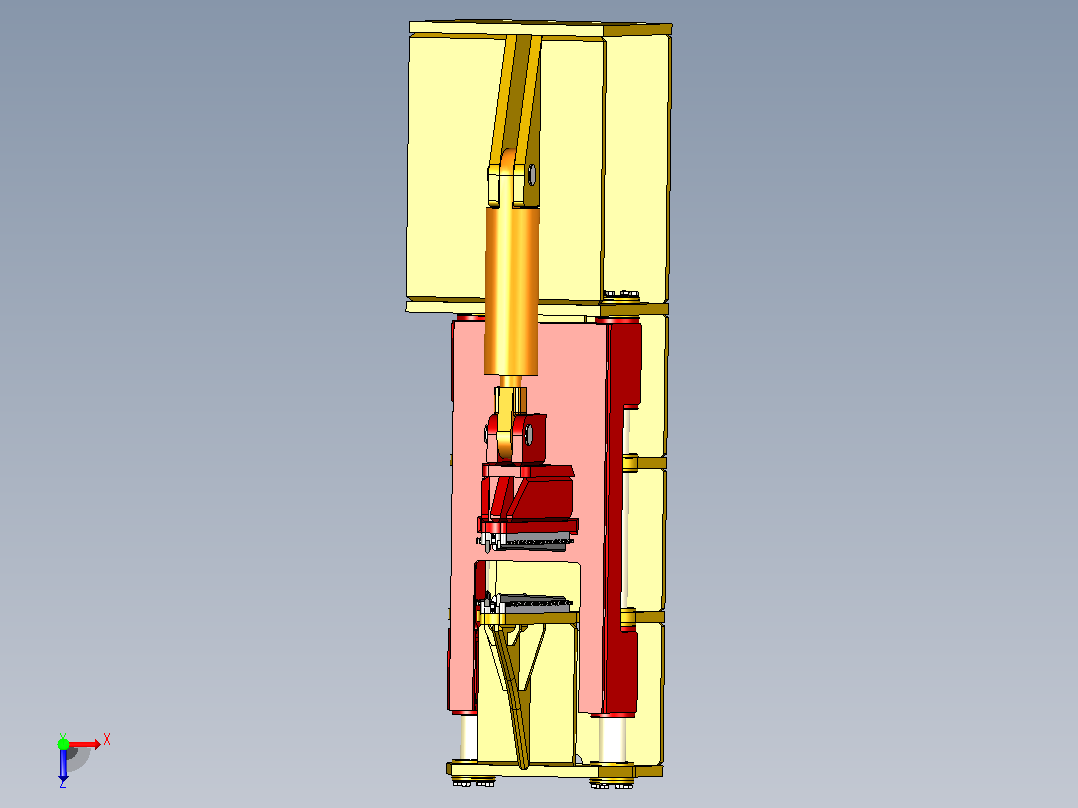 螺旋叶片成型机auger-flight-forming-machine-模型格式为 stp俯视图