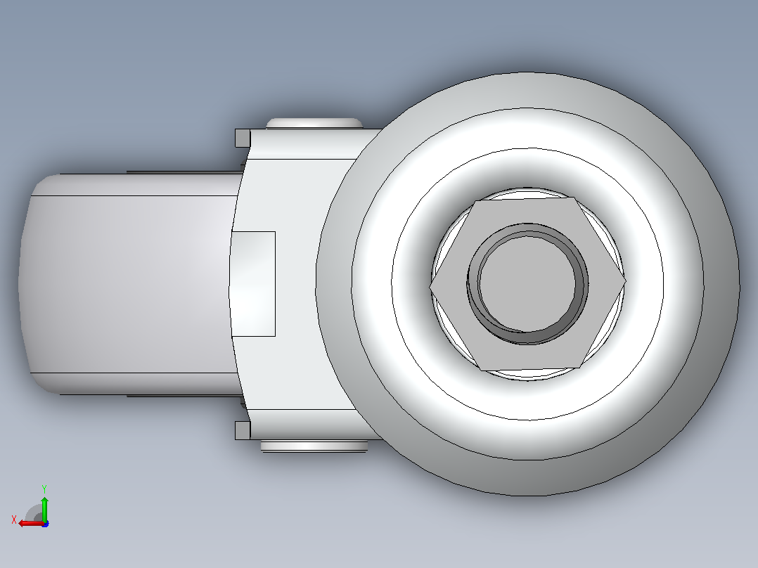 Wheel-4005820401GS-Swede-Wheel脚轮后视图