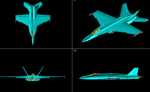 美国海军 F-18E 战斗机_攻击机缩略图