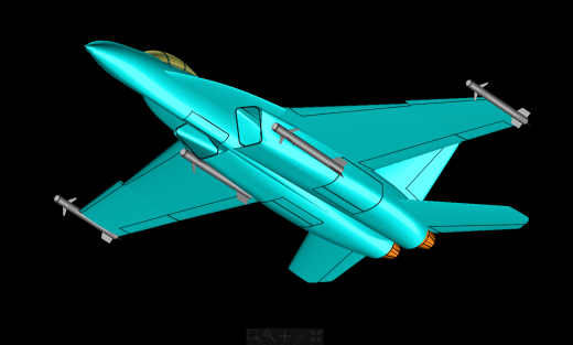 美国海军 F-18E 战斗机_攻击机缩略图