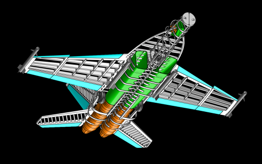 美国海军 F-18E 战斗机_攻击机缩略图
