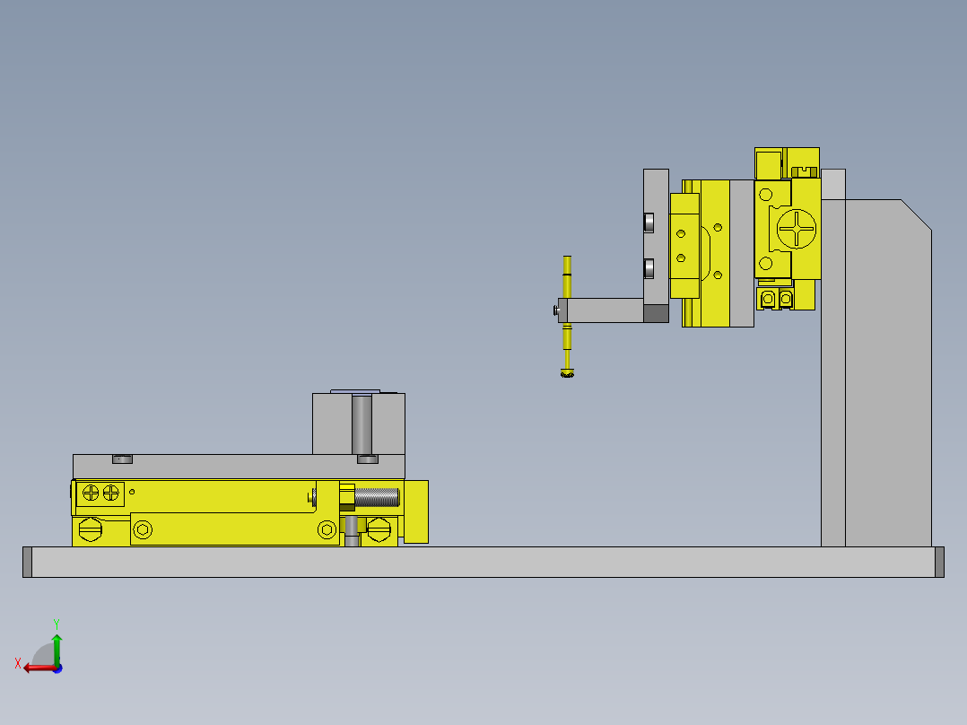 使用了探针的电气特性检查组件后视图