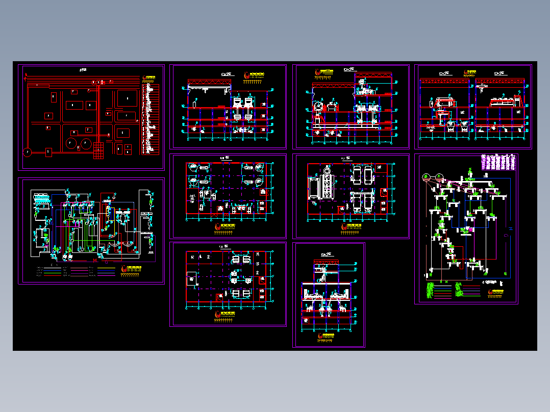 年产180万吨选煤厂全套设计总图10张