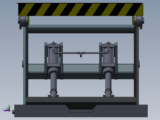A2 液压剪式升降平台 3D模型右视缩略图