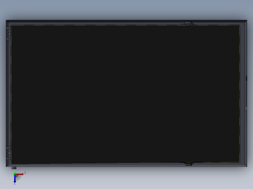 A2 液压剪式升降平台 3D模型俯视缩略图