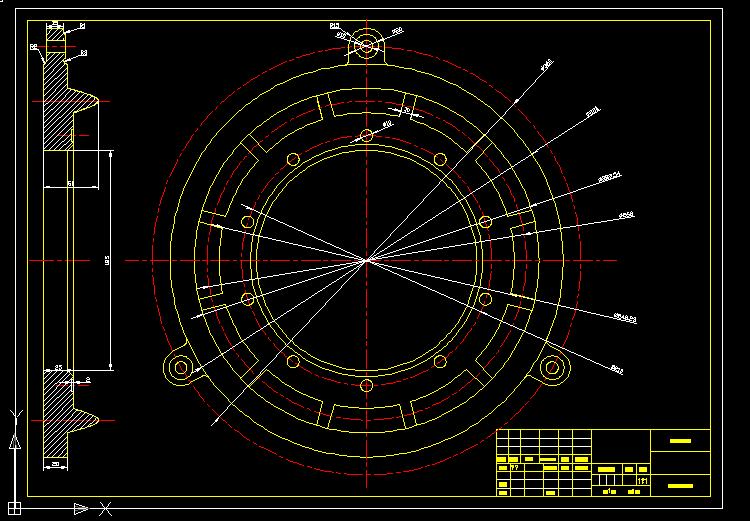 汽车离合器毕业设计全套图纸 3D模型
