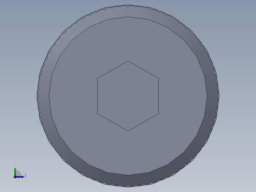 公制SH螺栓选择（DME）-SB DME PM10 x100.SLDPRT左视图