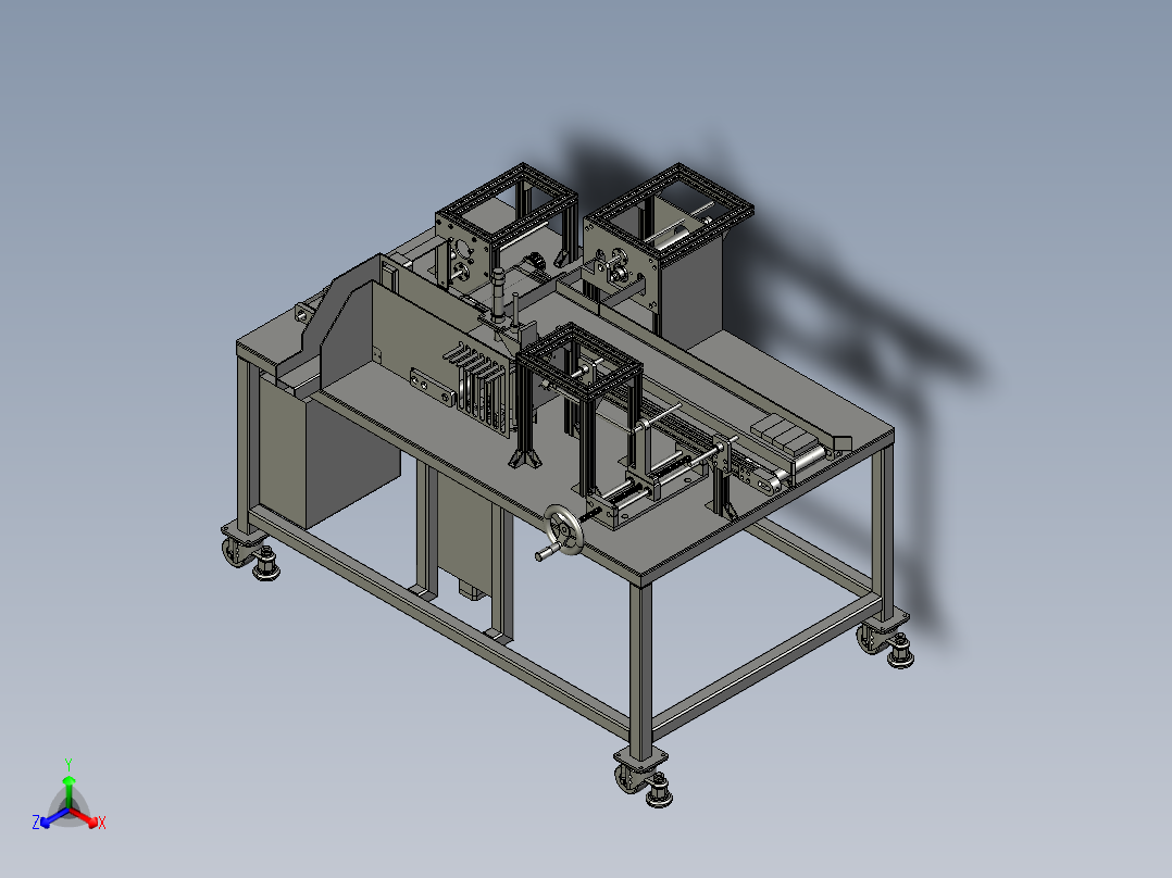 stacker堆垛机3D图纸 STP格式