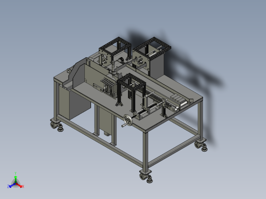 stacker堆垛机3D图纸 STP格式
