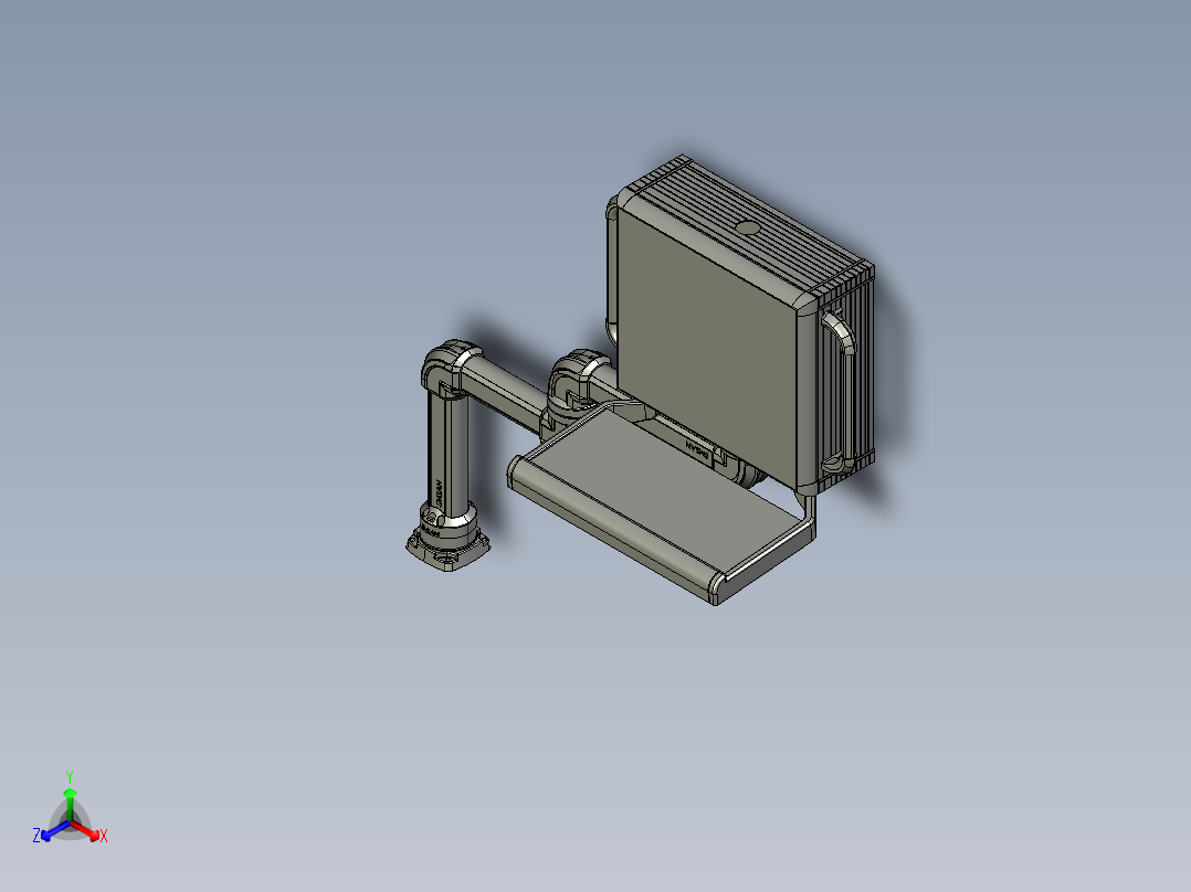 悬臂控制操控箱键盘支架-J3-旋转底座+转角-中间连接器-90度箱体连接器-250-200-300