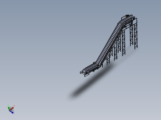 大倾角波状挡边带式输送机