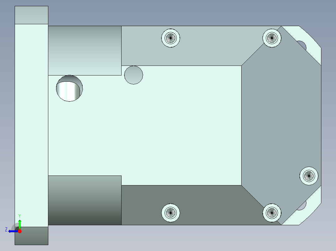 直齿ZPLX142-L3 42-114.3-200-M12.stp右视图
