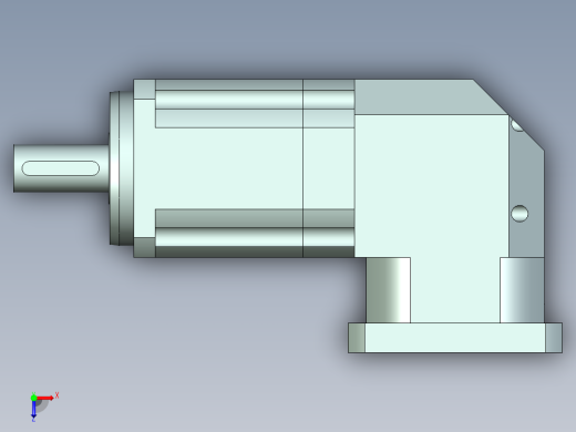 直齿ZPLX142-L3 42-114.3-200-M12.stp俯视缩略图