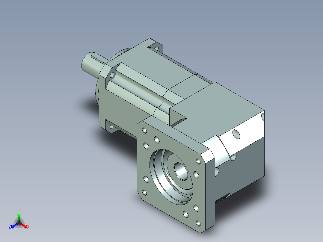 直齿ZPLX142-L3 42-114.3-200-M12.stp正等轴测图