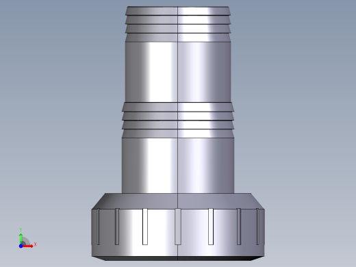 26ADV BSP螺纹软管适配器母端（R）和三元乙丙橡胶平垫圈前视缩略图
