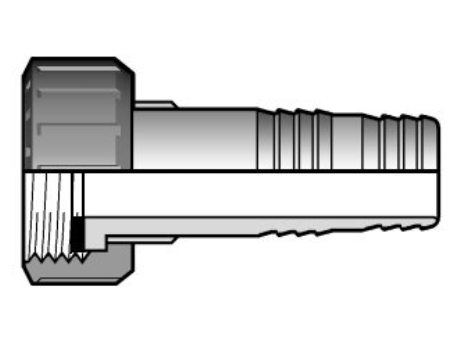 26ADV BSP螺纹软管适配器母端（R）和三元乙丙橡胶平垫圈缩略图