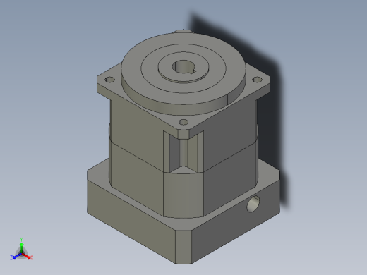 斜齿孔PGH115-L1 24-110-145-M8 KCZ20.STEP正等轴测缩略图