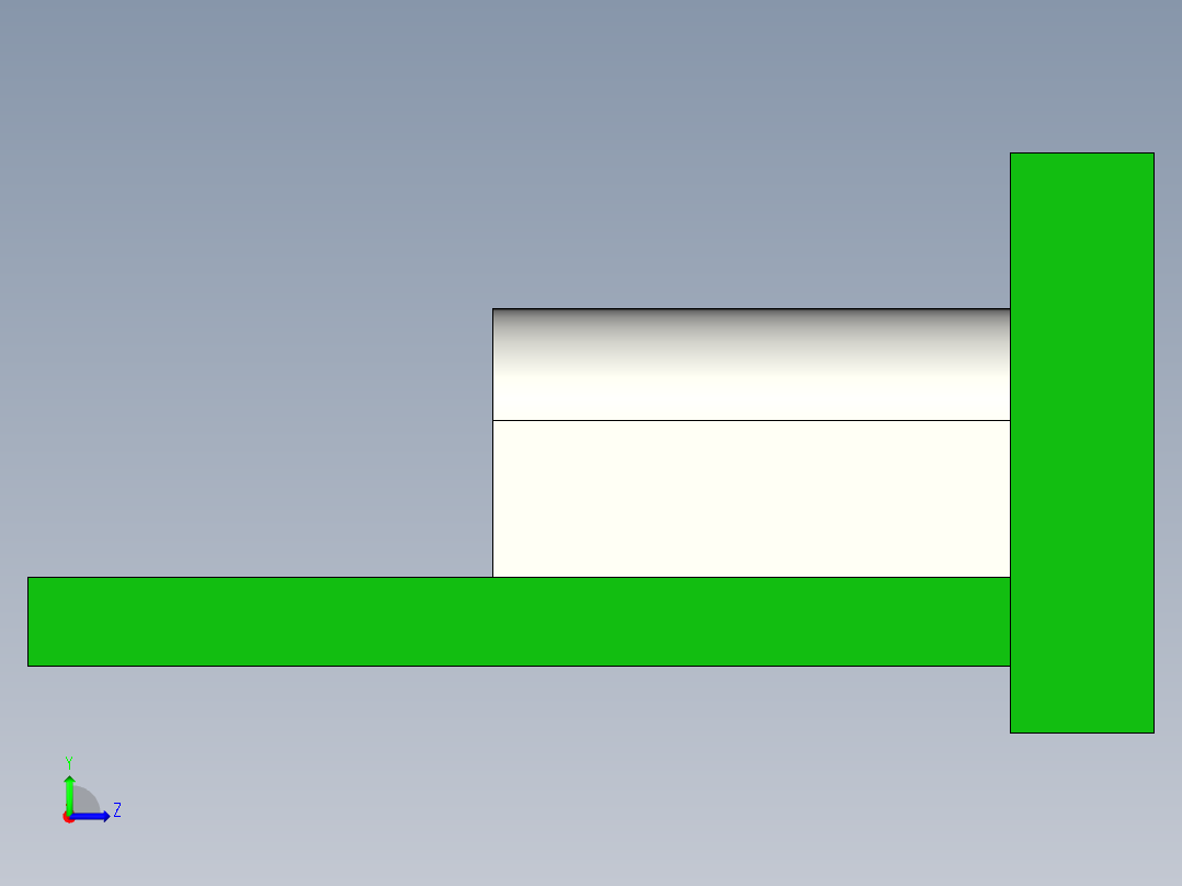 USB C 连接器垂直和水平安装usb-c-connector-vertical-and-horizontal-mount-STP左视图