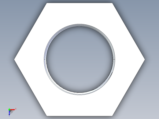 聚氯乙烯配件17-Sch80_ReducerBushing_FPTxSPIG_838-291_2.5in x 1.5in俯视缩略图