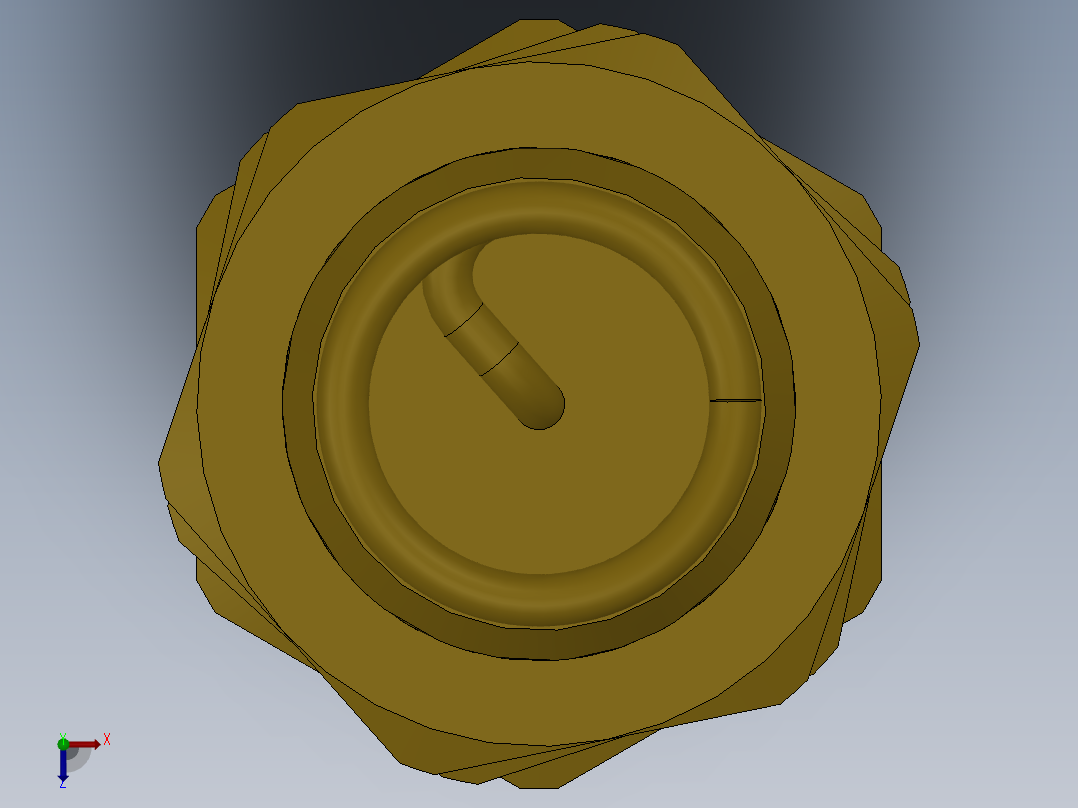 SMA接口60俯视图