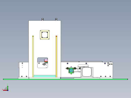 单驱动槽轮连杆升降+平移吸盘抓取分道机构后视缩略图