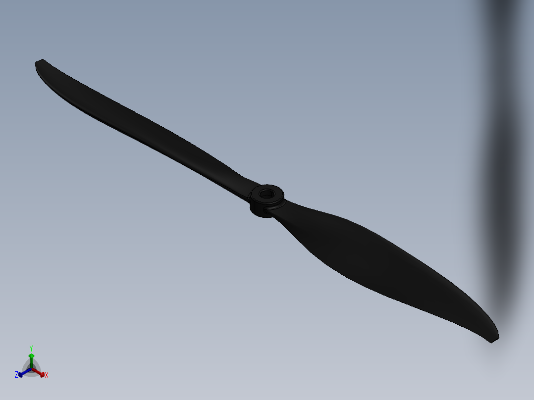 垂直起降固定翼电动多旋翼无人机带广电吊舱正等轴测图