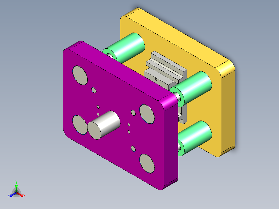 回油管冲压夹片模具含三维二维说明书正等轴测图