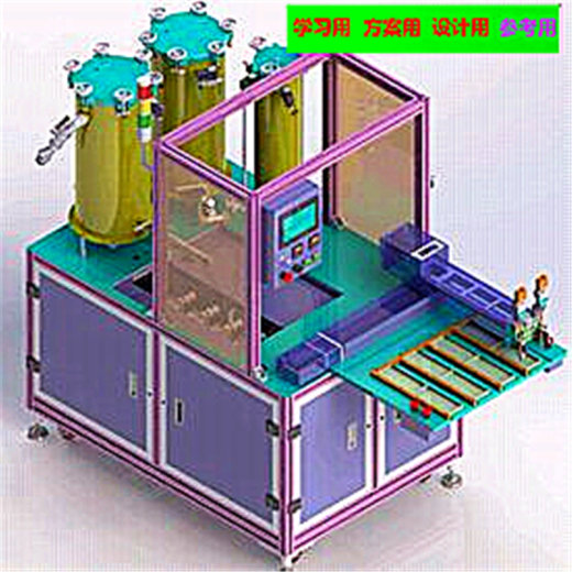 蓄电池封盖点胶机 非标自动化 机械设计缩略图