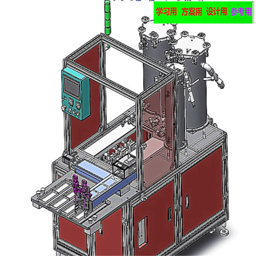 蓄电池封盖点胶机 非标自动化 机械设计缩略图