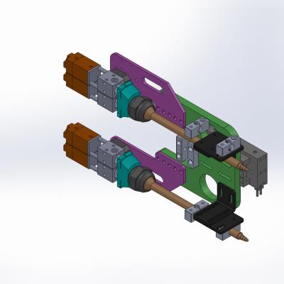 蓄电池封盖点胶机 非标自动化 机械设计
