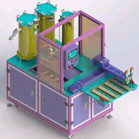 蓄电池封盖点胶机 非标自动化 机械设计缩略图