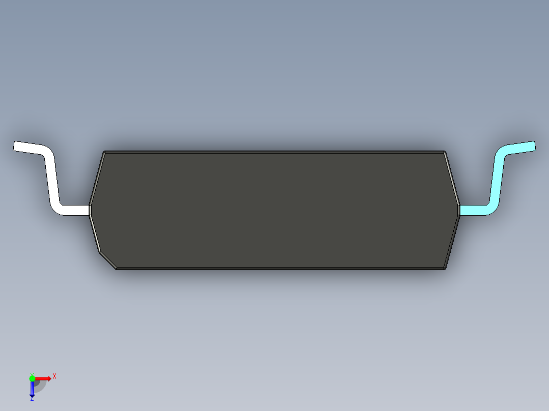 元器件3D封装SOIC36W52俯视图