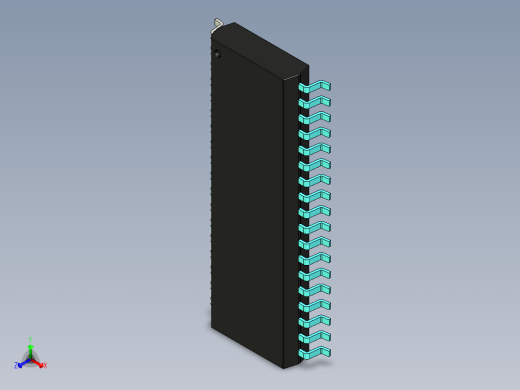 元器件3D封装SOIC36W52正等轴测缩略图