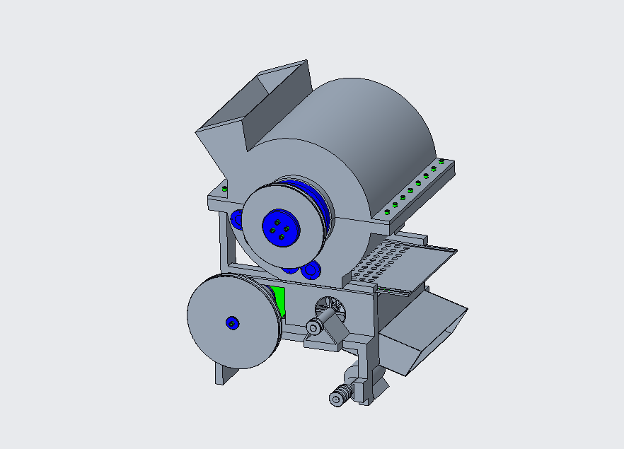 W1411-一种板栗脱壳去皮机设计-去壳机【说明+9张CAD图+proe三维】