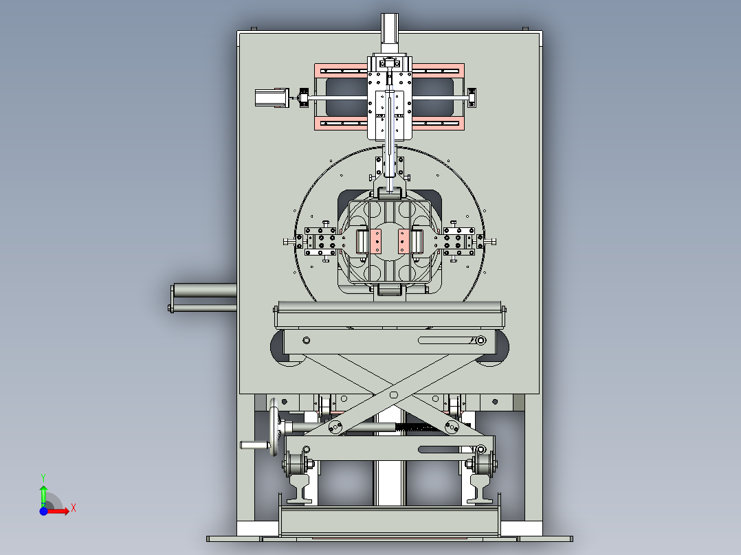 激光专用切管机前视图