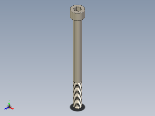 Screw_DIN_912_M8x95_A2.STEP公制内六角螺钉