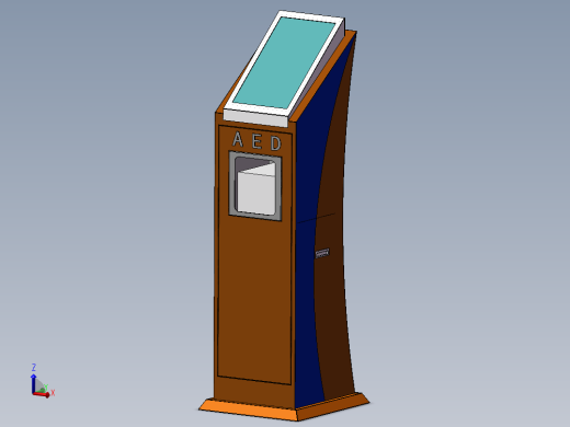 电控柜、立式AED除颤器站体