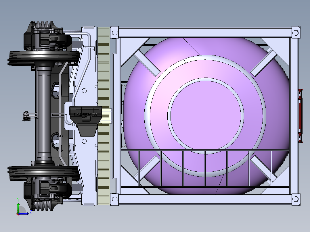 火车、动车、高铁(64)左视图