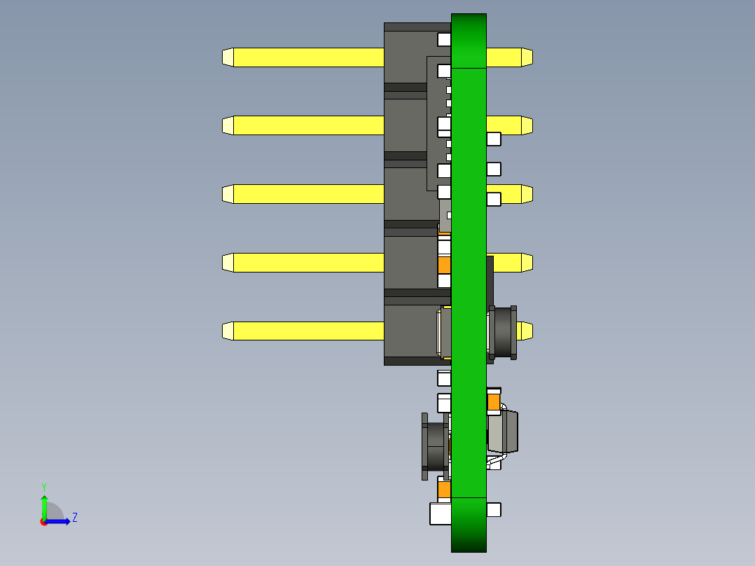 海凌HLK-LD2410S左视图