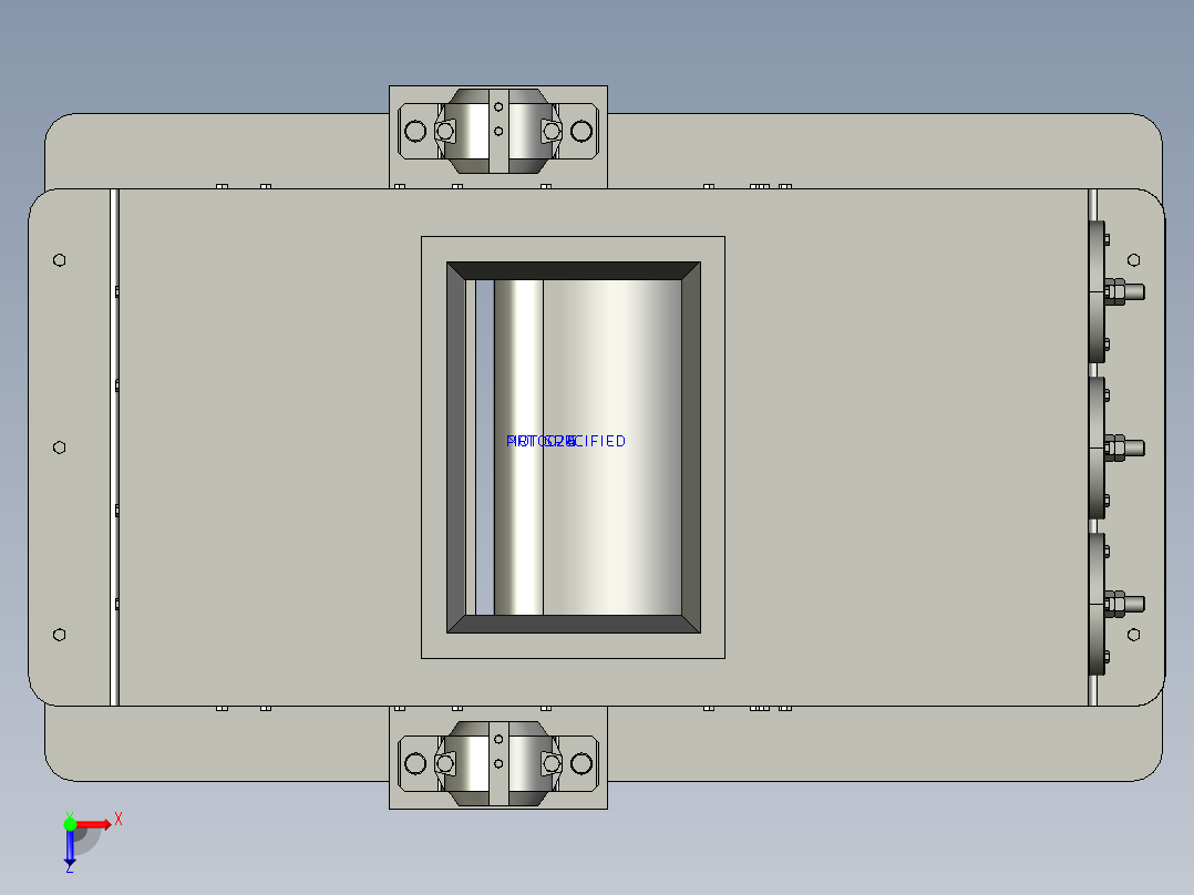 锤式破碎机毕业设计俯视图