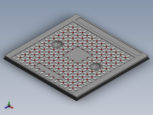 人孔inspection-manhole-cover-and-base-1 1 SW正等轴测缩略图
