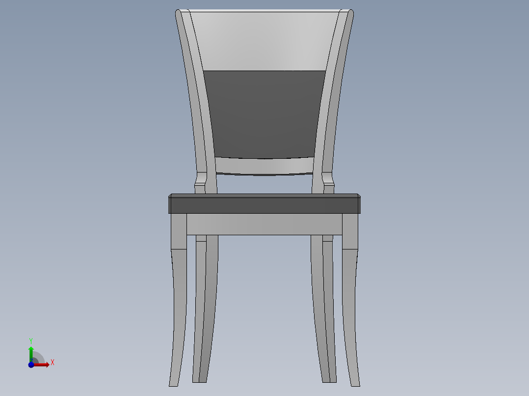 A2004966-木椅前视图