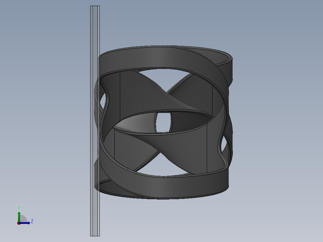 电脑桌(12)左视图