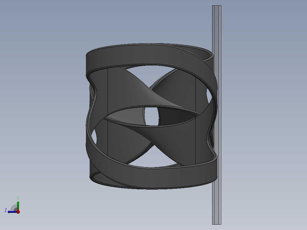电脑桌(12)右视图