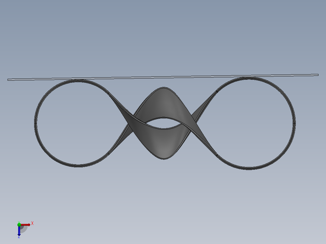 电脑桌(12)俯视图